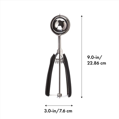OXO 1044082 Cuchara para Masa, Grande, Acero Inox, 45 ml