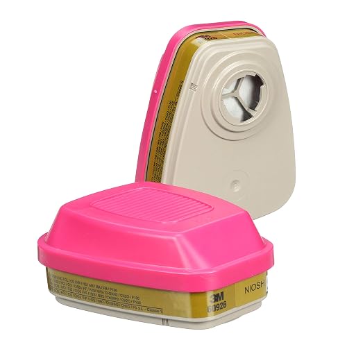 3M - Cartucho/filtro Multi Gas/Vapor 60926, protección respiratoria P100 (paquete de 2)
