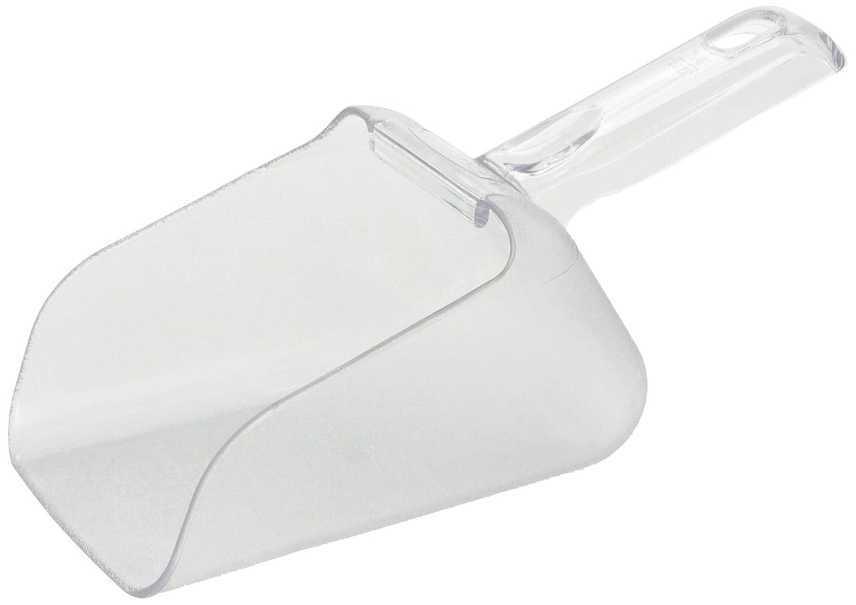 Rubbermaid 9F75 Capacidad de 32 onzas, 10.8 pulgadas de largo x 4.8 pulgadas de ancho x 4.7 pulgadas de alto, color transparente, cuchara de contorno de policarbonato