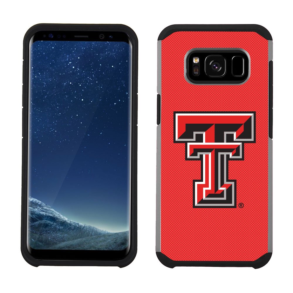 Prime Brands Group - Carcasa para Samsung Galaxy S8, diseño de Equipo Texturizado, Color Rojo