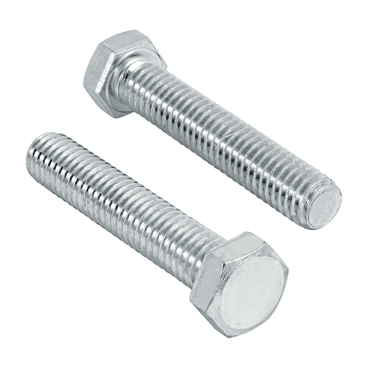 Fiero Tornillo Tipo Máquina Acero Galvanizado, Cabeza Hexagonal, 30 Piezas - 3 - 8 x 2"