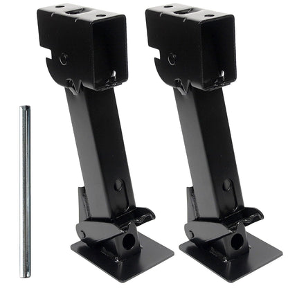 MaxxHaul 50970 - Gatos estabilizadores telescópicos para Remolque, Accesorios para Caravana, 1000 Libras, Capacidad Cada uno de 12 a 18 Pulgadas, Juego de 2