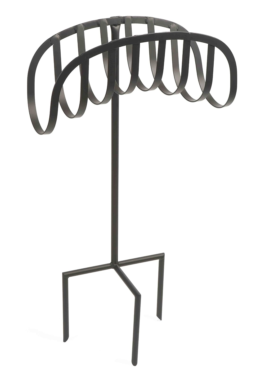 Liberty Garden - Soporte de Almacenamiento para Manguera de jardín con Soporte de Anclaje de 3 Clavijas, Color Negro