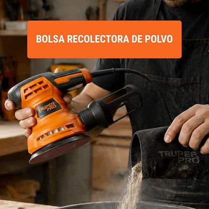 Truper PRO LIRO-5A2, Lijadora roto orbital 5", 260W