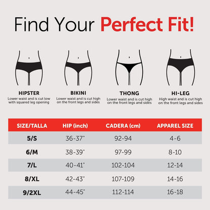 Hanes Originals - Paquete de Bragas elásticas de algodón Transpirable, Paquete de 6 Tanga para Mujer