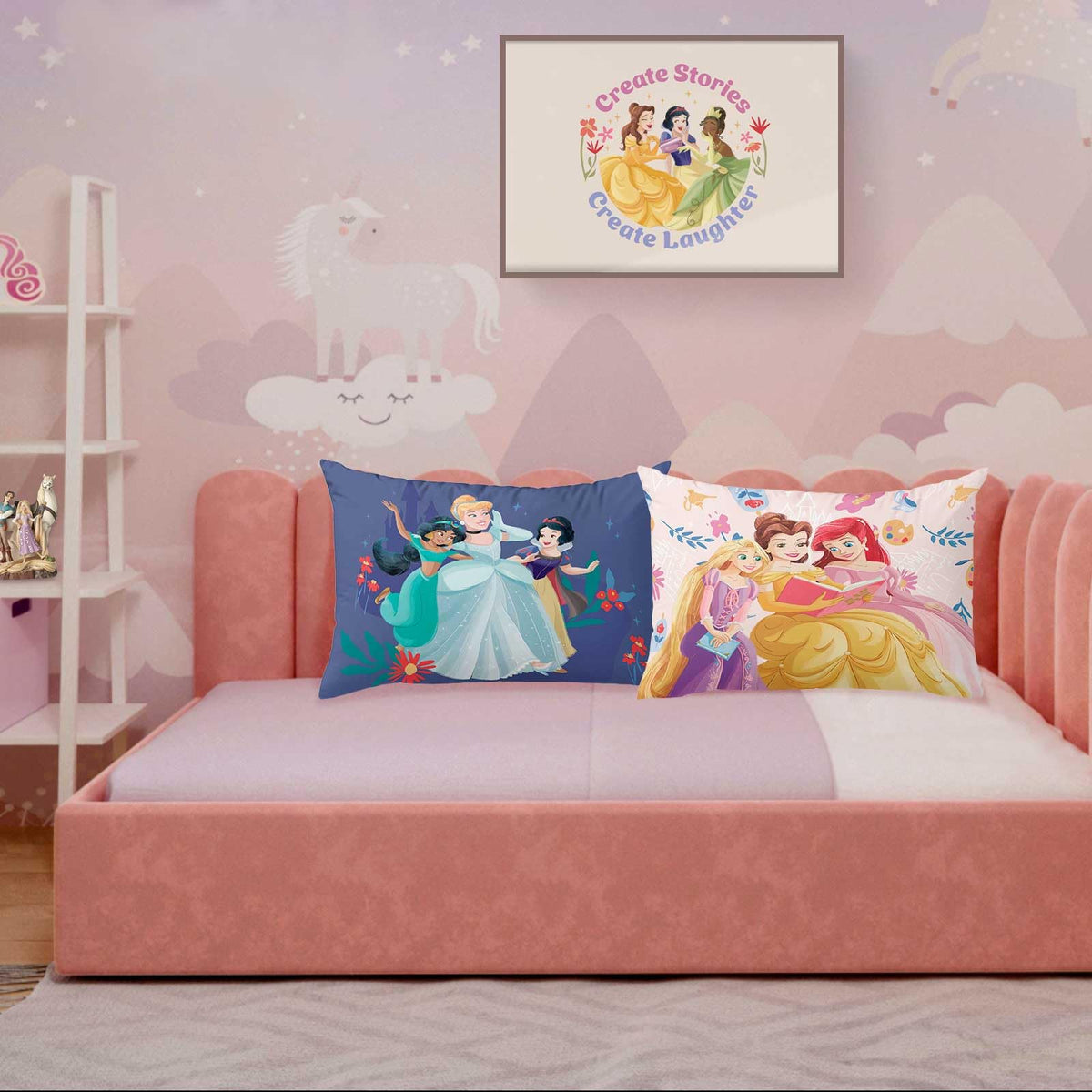 Providencia Almohada Reversible 70x50 cms Princesas Cuento