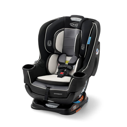 Graco Extend2Fit - Asiento convertible para automóvil para bebé, orientado hacia atrás y hacia adelante, panel de extensión ajustable para espacio adicional para las piernas, Gotham