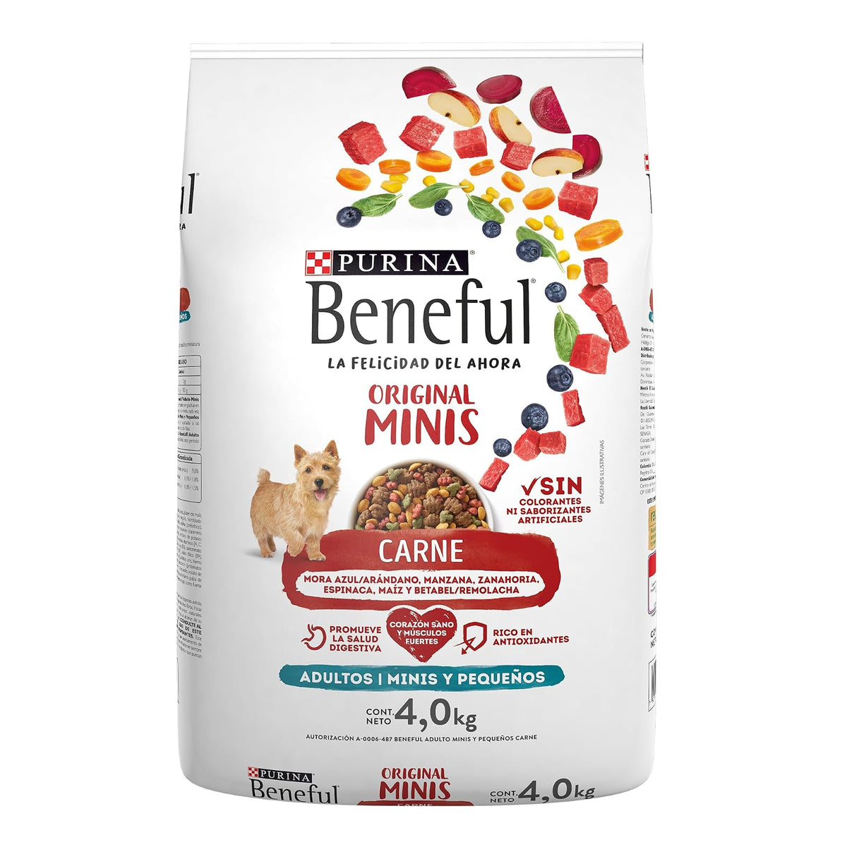 Purina Beneful Adulto Raza Minis Sabor Carne 4Kg