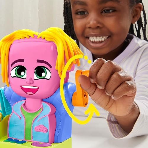 Play-Doh Hasbro Peluquería con Estilo - Kit de Manualidades de Peluquería, con Accesorios y 6 latas de Compuesto de Modelado para niños y niñas a Partir de 3 años