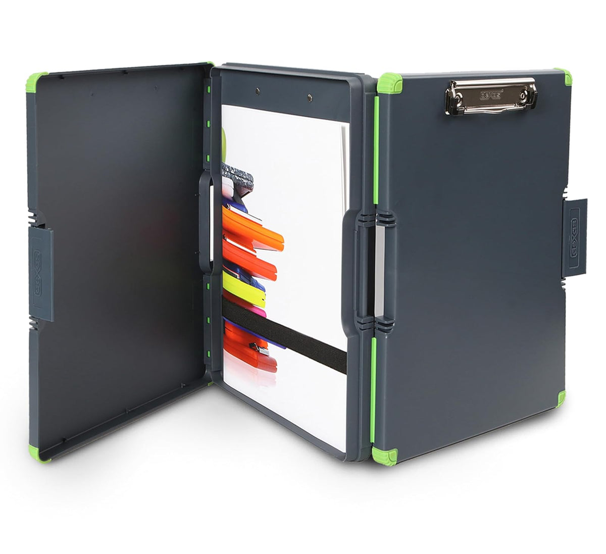 Dexas - Estuche Organizador de Doble Cara, Verde, 1 - Verde