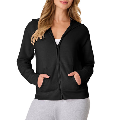 Hanes Sudadera con Capucha y Cierre Completo para Mujer - Ebany - XL