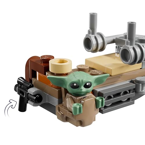 LEGO Star Wars Moto Speeder del Mandaloriano y Grogu – Set de Construcción de Juguete – Vehículo y 2 Personajes de Star Wars – Regalo para Niños y Niñas Mayores de 6 Años – 75436