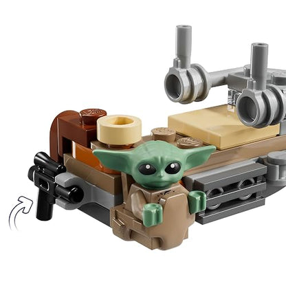LEGO Star Wars Moto Speeder del Mandaloriano y Grogu – Set de Construcción de Juguete – Vehículo y 2 Personajes de Star Wars – Regalo para Niños y Niñas Mayores de 6 Años – 75436