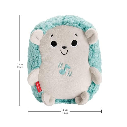 Fisher-Price Baby Juguete Erizo Vibraciones Relajantes con Música Tejido Suave y 4 Modos de Calma para Bebés Recién Nacidos en Adelante