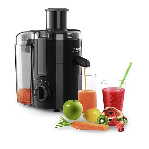 T-fal Extractor de Jugo Frutelia Plus 950 ml | Jugos recién hechos, sin esfuerzo. Obtén lo mejor de las vitaminas y minerales de cada fruta. Capacidad de 950 ml ZE3708MX