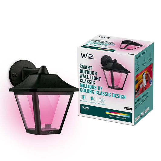 WiZ Farol de pared Inteligente con luz multicolor para exteriores 30 watts