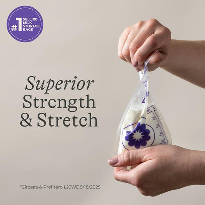 Lansinoh Bolsas De Almacenamiento De Leche Materna De. Guarda Y Conserva La Leche Materna Extraída., Blanco, 50 uds