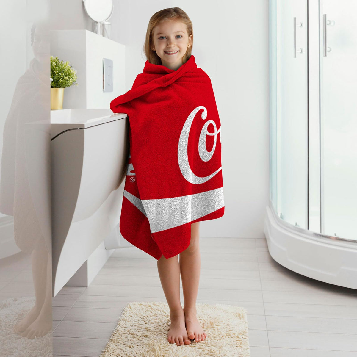 Providencia Toalla Premium para Baño 75x147cm Coca-Cola Red