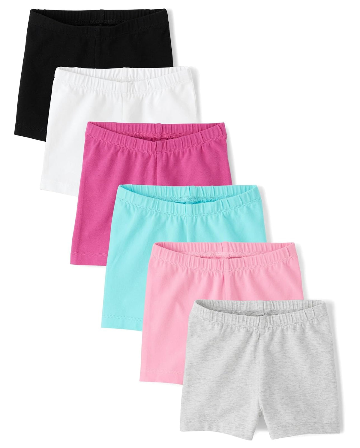 The Children's Place Pantalones Cortos Niña Paquete de 6 - 4 Años - Paquete de 6 Sugarcandy