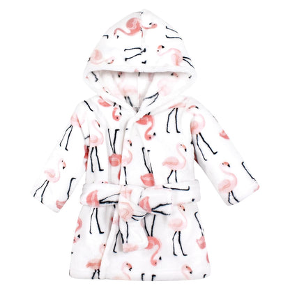 Hudson Baby Albornoz Infantil con Capucha de Animal - Rosado Flamingo