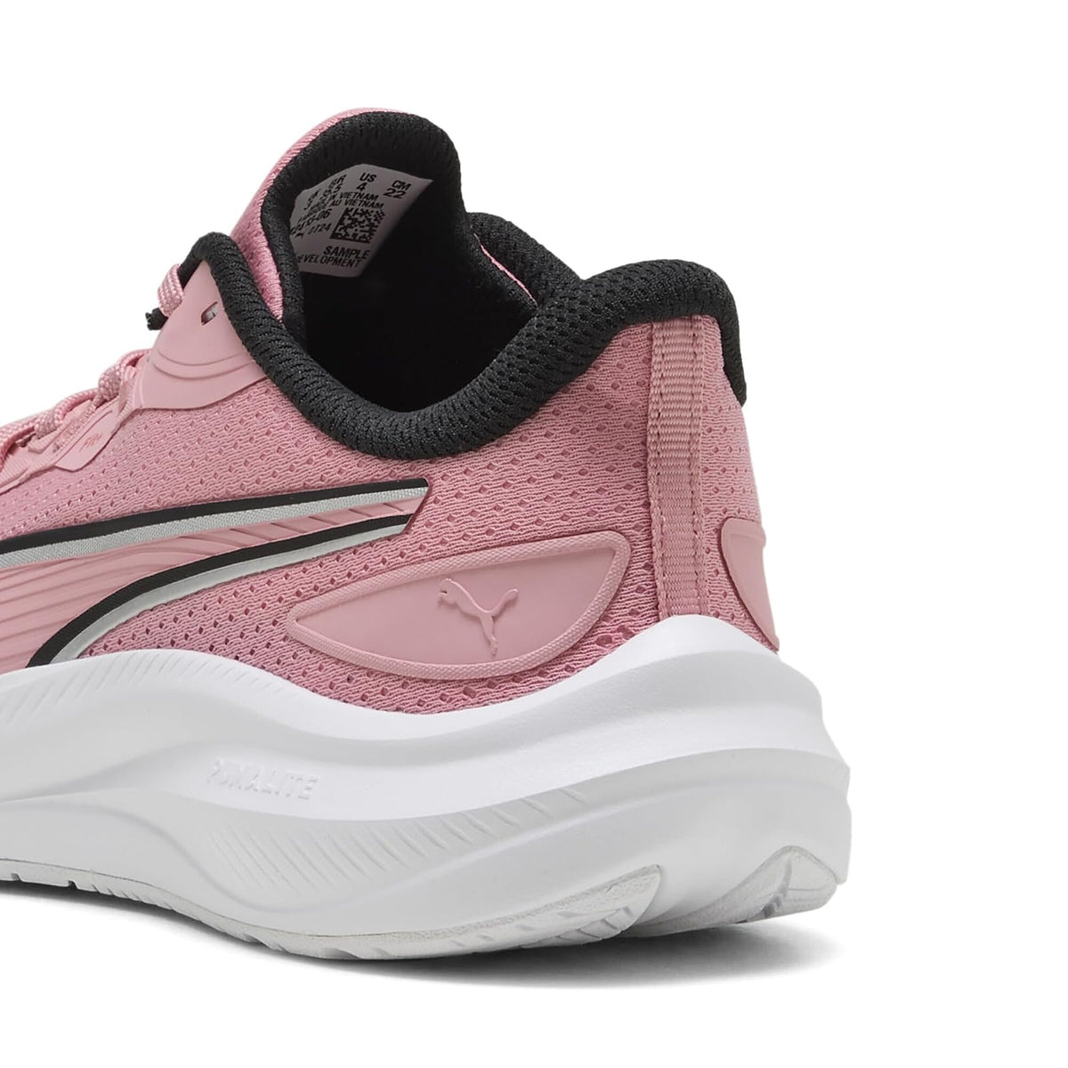 PUMA, Tenis Casuales Skyrocket Lite 2 Jr, Unisex, Negro con Blanco, Talla 22