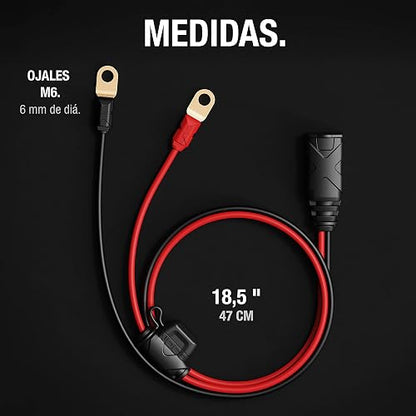NOCO GC002 Accesorio de Terminales de Ojal M6 X-Connect para Cargadores de Baterías Inteligentes Genius