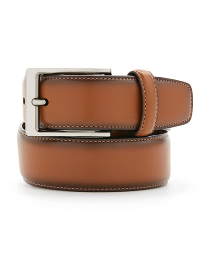 Perry Ellis Portfolio Amigo Cinturón de vestir para hombre Cinturón para Hombre - Marrón (Luggage Brown) - 36
