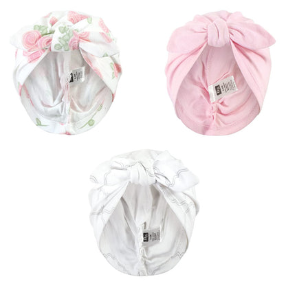 Hudson Baby Turbante de algodón para la Cabeza Cinta del Pelo para bebés niñas
