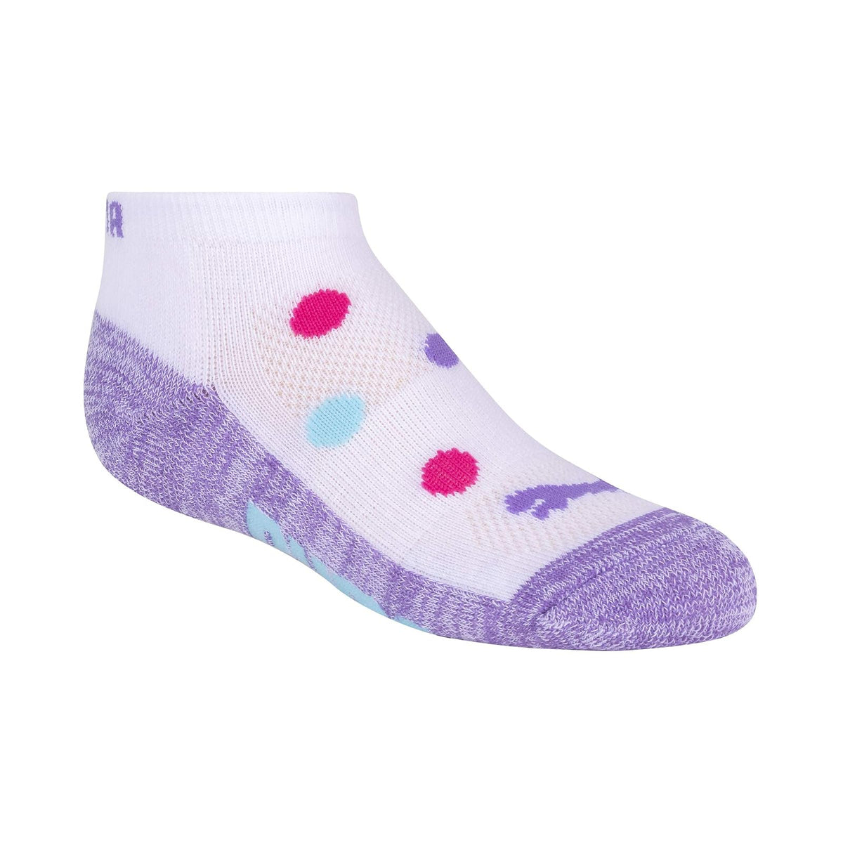 PUMA Girls' 6 Pack Low Cut Socks