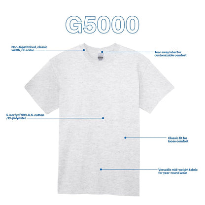 Gildan Camisetas elásticas de algodón, Paquete múltiple Ropa Interior para para Hombre