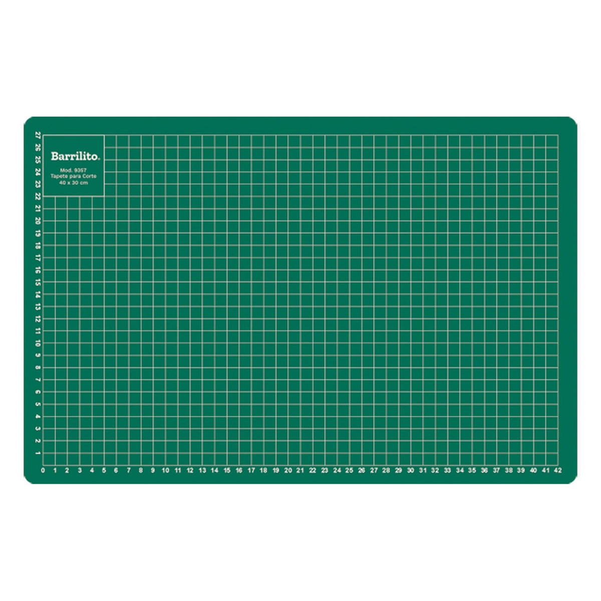 Barrilito Tapete de Corte Verde Mediano 45x30 cm