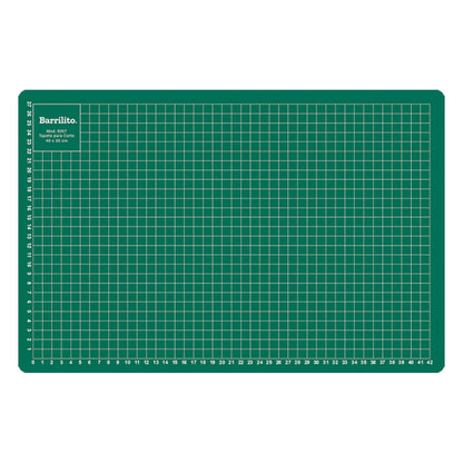 Barrilito Tapete de Corte Verde Mediano 45x30 cm