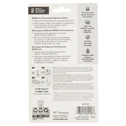 Tombow overol Air Touch calcomanía, paquete de 2 recambios