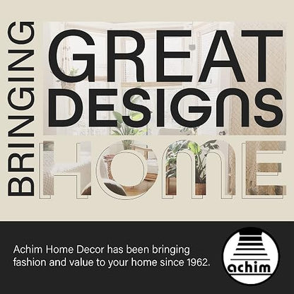 Achim Home Decor - Juego de Cortinas para Ventana, 58 Pulgadas de Ancho, 36 Pulgadas de Largo, Vivo, Amor, Risa (Burdeos), Cortinas filtrantes de luz para Cocina, recámara, Sala de Estar y Comedor