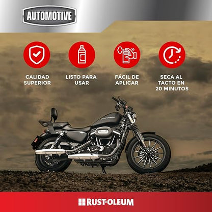 RPM Esmalte en Aerosol para Parachoques Automotriz Negro Mate 313551, 312 g