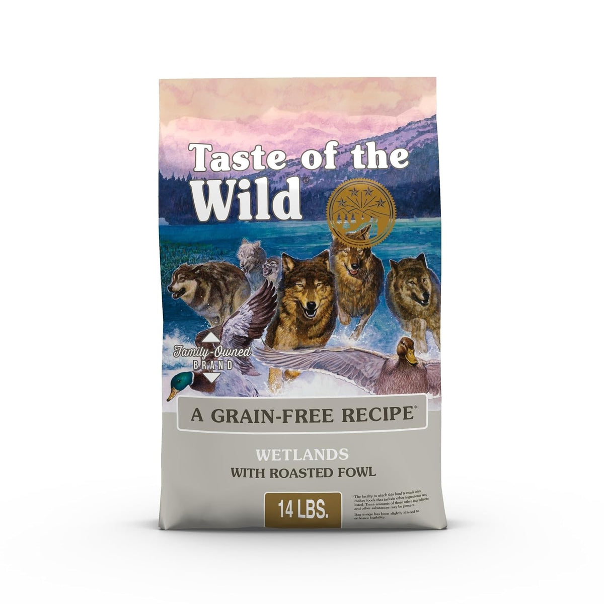 Taste Of The Wild Grain Free High Protein Real Meat Recipe Wetlands Premium Dry Dog Food