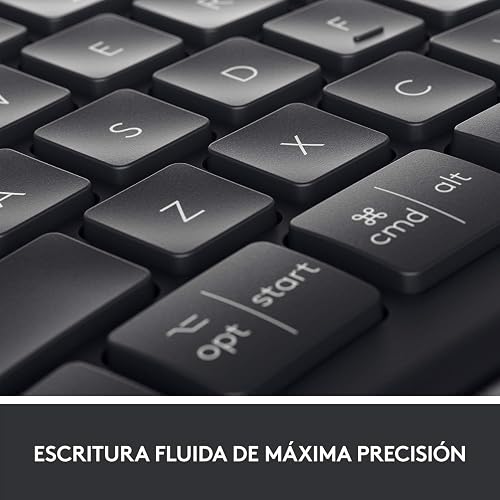 Logitech Ergo K860 Teclado inalámbrico y ergonómico - Teclado Partido, Escritura Natural, conectividad Bluetooth y USB, Compatible con Windows/Mac - Negro
