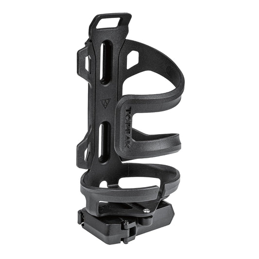 Topeak DualSide Cage Pro con Caja de Herramientas integrada N11 – Portabidón Reversible de Entrada Izquierda/Derecha con Multiherramienta Nano 11 integrada, retención Segura, Marco Compacto para