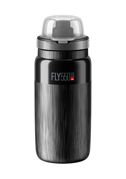 Elite Fly Botella para Ciclismo 550 ml Ultraligera - TEX NERA 550ML - 0.6 Litros