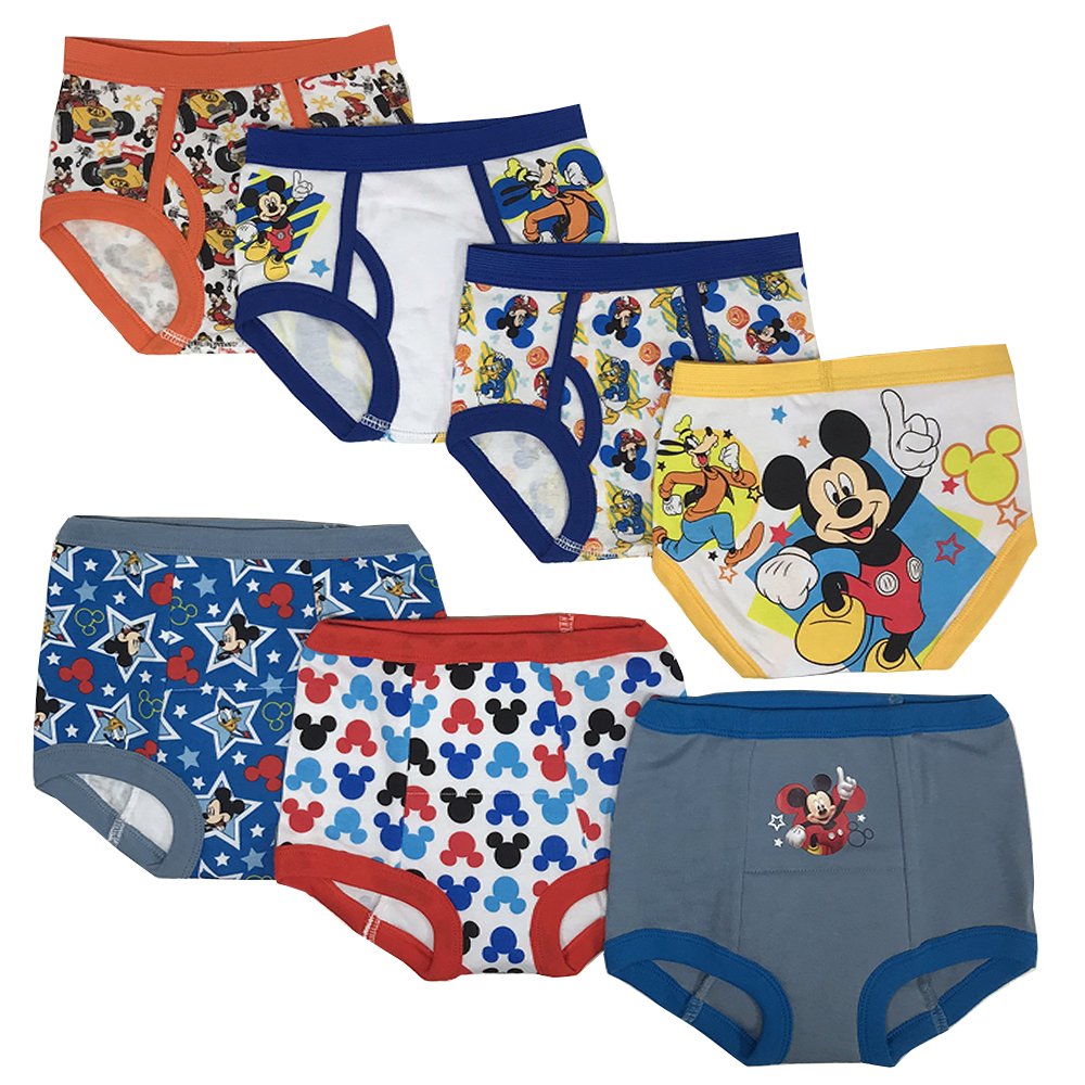 Disney Mickey Mouse - Pantalones de Entrenamiento para IR al baño Ropa Interior de Entrenamiento para bebés y niños pequeños Niños