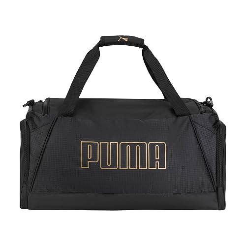 PUMA Evercat Accelerator - Bolsa de lona, color negro y dorado, Negro/Oro, Evercat Accelerator Bolsa de lona