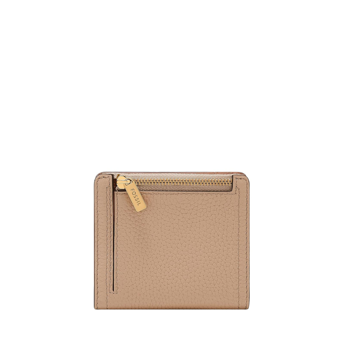 Cartera plegable Fossil Logan de piel en color blanco para mujer