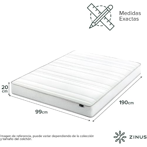 Zinus Colchón de muelles Bonnel Hybrid