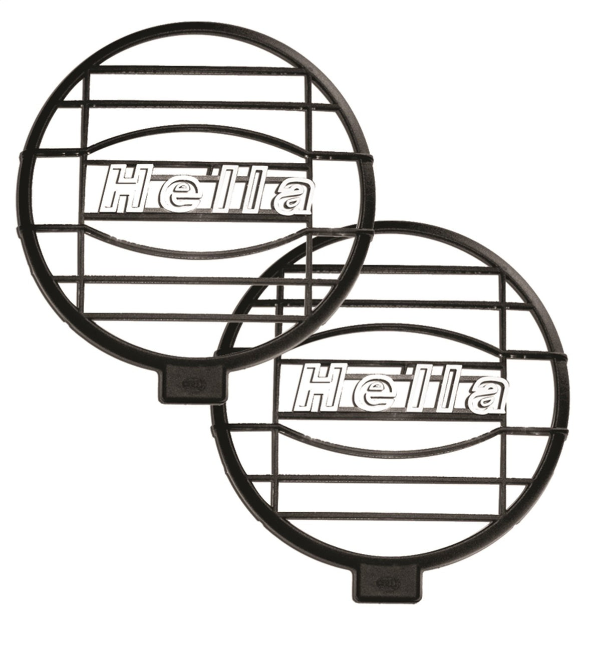 Hella Cubierta Protectora para Rejilla Serie 500/500FF 165530801, 2 Piezas, Negro