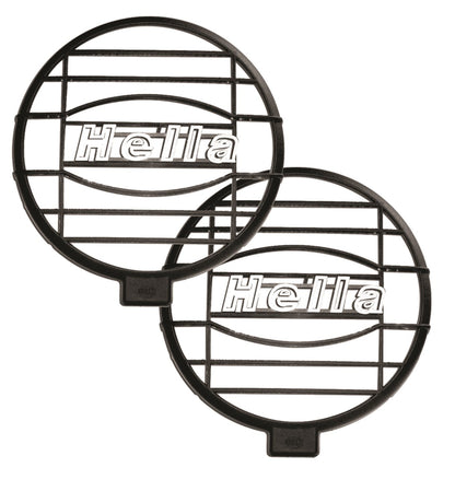 Hella Cubierta Protectora para Rejilla Serie 500/500FF 165530801, 2 Piezas, Negro