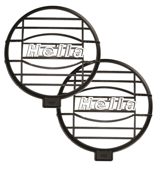 Hella Cubierta Protectora para Rejilla Serie 500/500FF 165530801, 2 Piezas, Negro