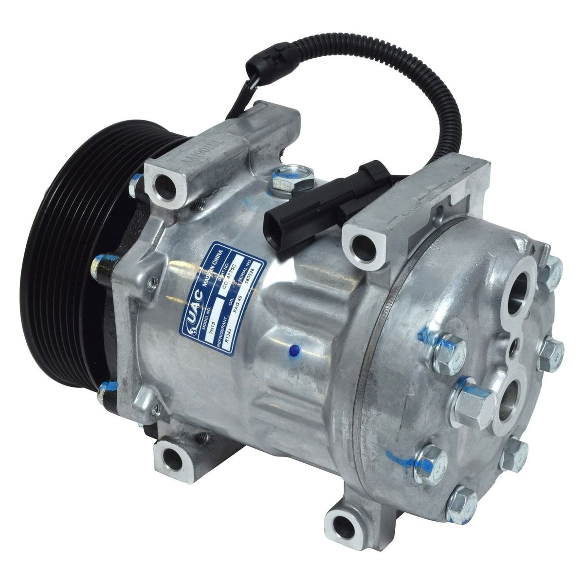 UAC Compresor de A/C UACCO4775C | Compatible con DODGE RAM 2500 BASE 1995-2001 5.9L