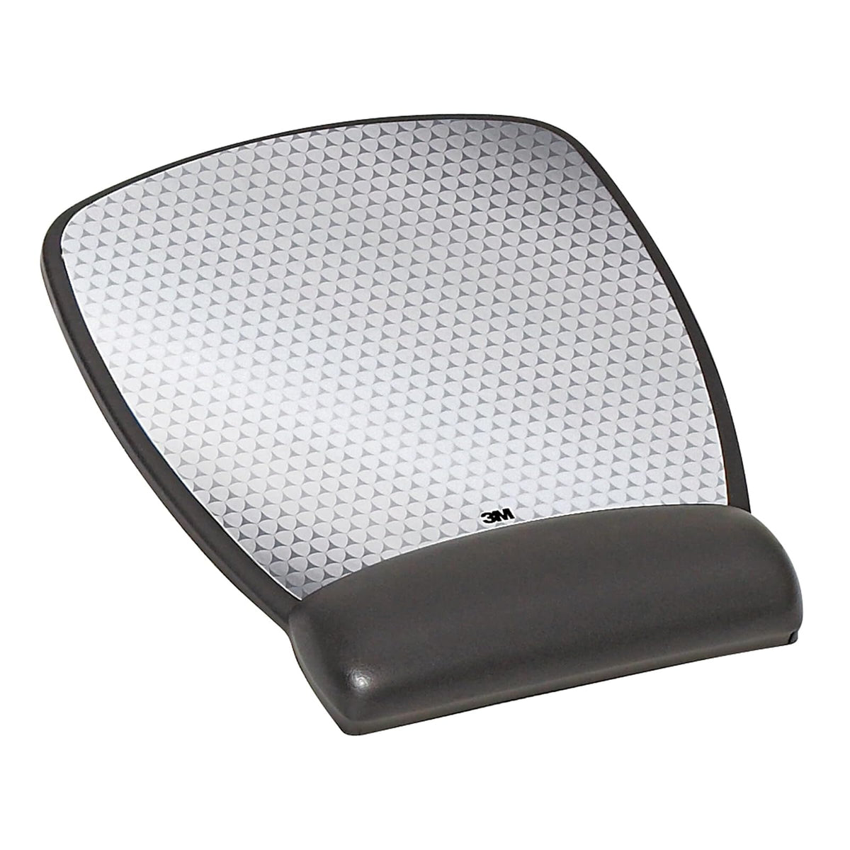 3M Precise Mouse Pad with Gel Wrist Rest, Soothing Gel Comfort with Durable, Easy to Clean Leatherette Cover, Optical Mouse Performance and Battery Saving Design, 8.6" x 6.8", Black (MW309LE)