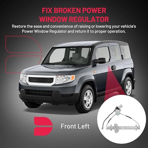 BDFHYK 748-131 Elevalunas eléctrico con motor delantero izquierdo para 2003 2004 2005 2006 2007 2008 2009 2010 2011 Honda Element 03 04 05 06 07 08 09 10 10 1 1 (Adecuado para para Automóviles con posición
