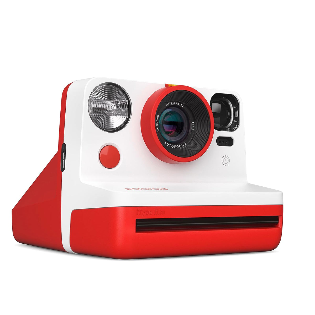 Polaroid Now 9074 - Cámara instantánea de película Tipo I, Color Rojo